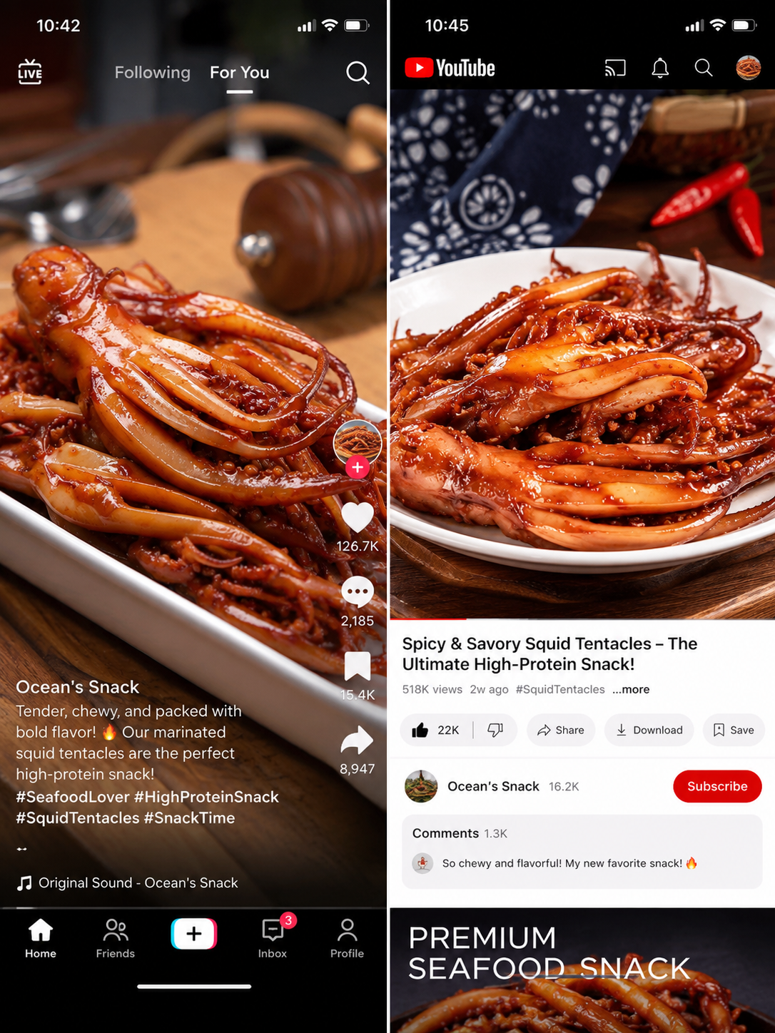 🦑BBQ Roasted Whole Squid Snack – Ready to Eat, Individually Wrapped-Joan