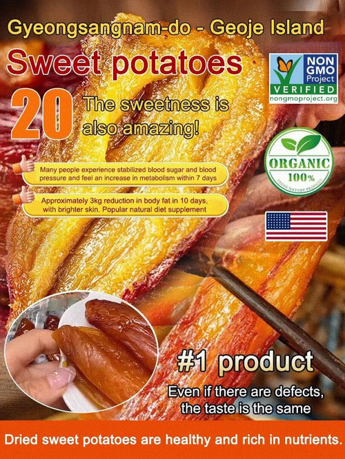 Soft and Sweet Skin-On Dried Sweet Potato-Joan