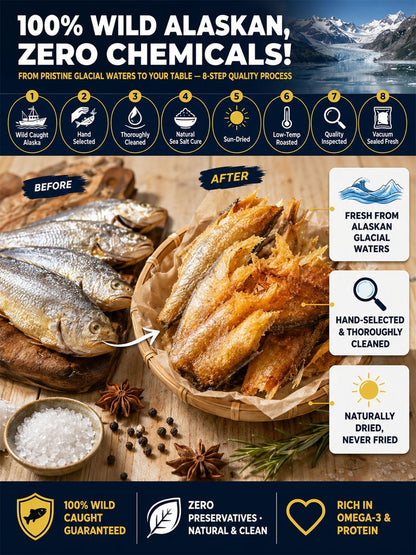 High-protein ready-to-eat deep-sea fish crisps-Joan