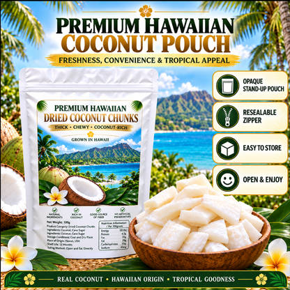 Premium Coconut Wedges – Sweet, Chewy & Ready to Eat-Tobi