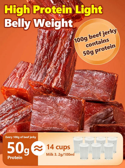 Add high-protein pure beef jerky.-Joan