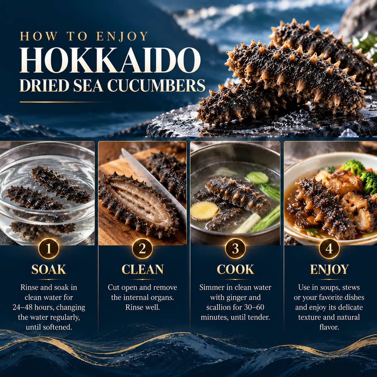HOKKAIDO PREMIUM SEA CUCUMBER-Rex