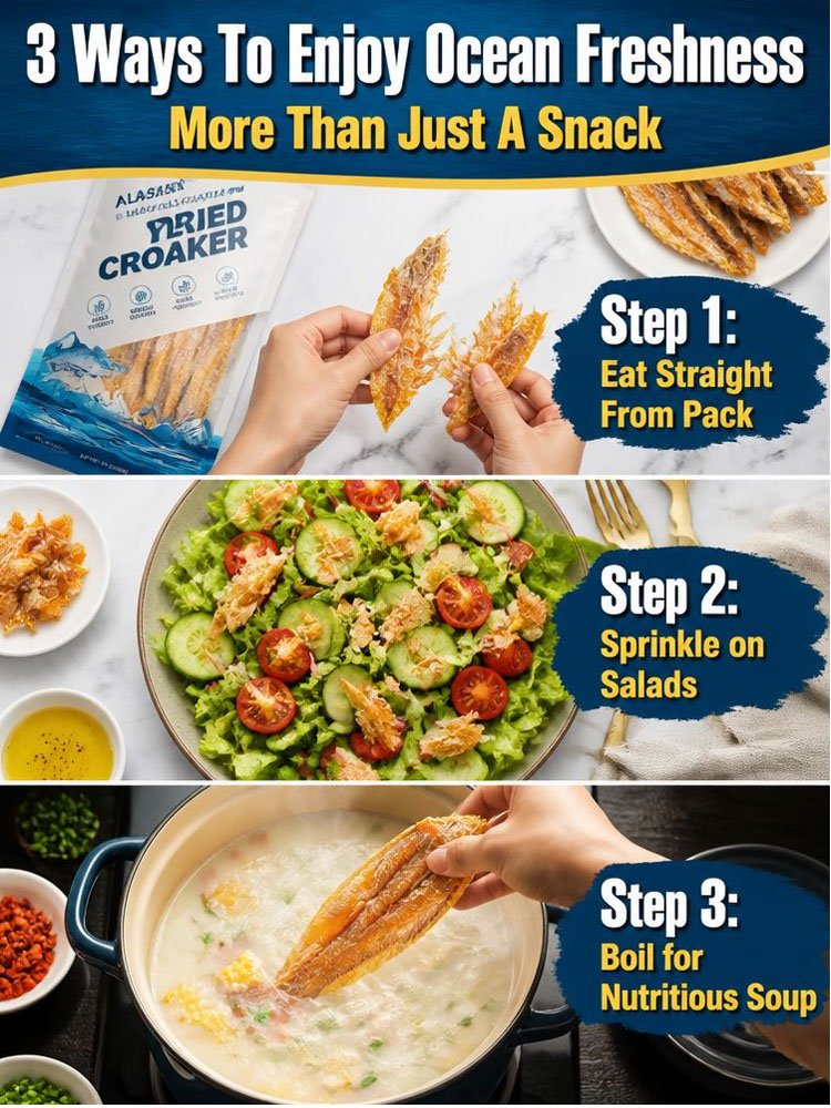 High-protein ready-to-eat deep-sea fish crisps-Joan