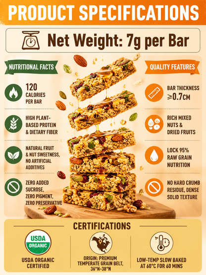 🥚Oat Protein Granola Bars Low Calorie Snack-Joan