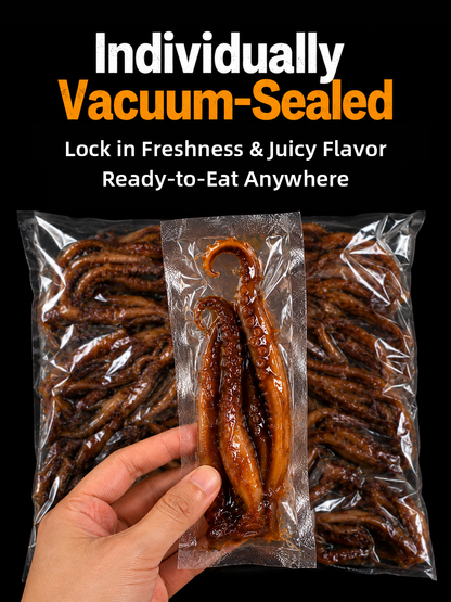 🦑BBQ Roasted Whole Squid Snack – Ready to Eat, Individually Wrapped-Joan