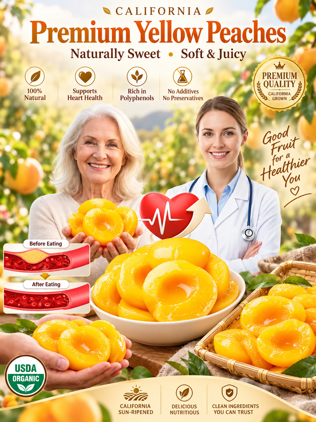 California Dried Yellow Peaches — A Delicious Weight-Loss-Friendly Snack Alternative-Joan