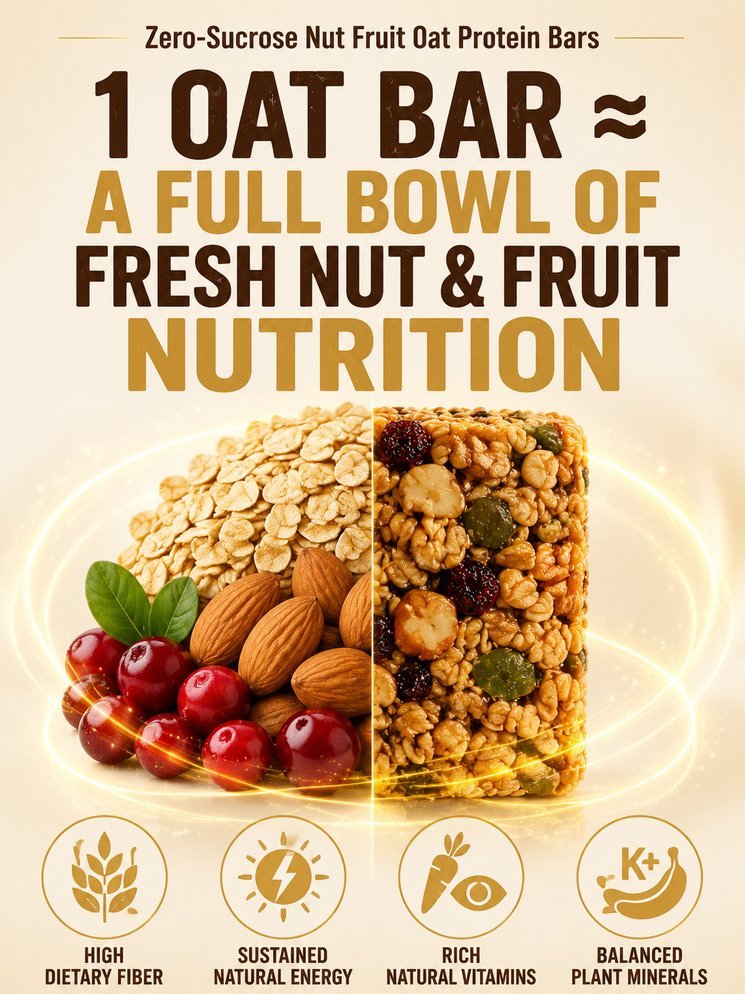 🥚Oat Protein Granola Bars Low Calorie Snack-Joan
