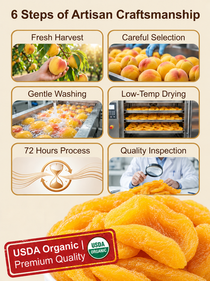 California Dried Yellow Peaches — A Delicious Weight-Loss-Friendly Snack Alternative-Joan