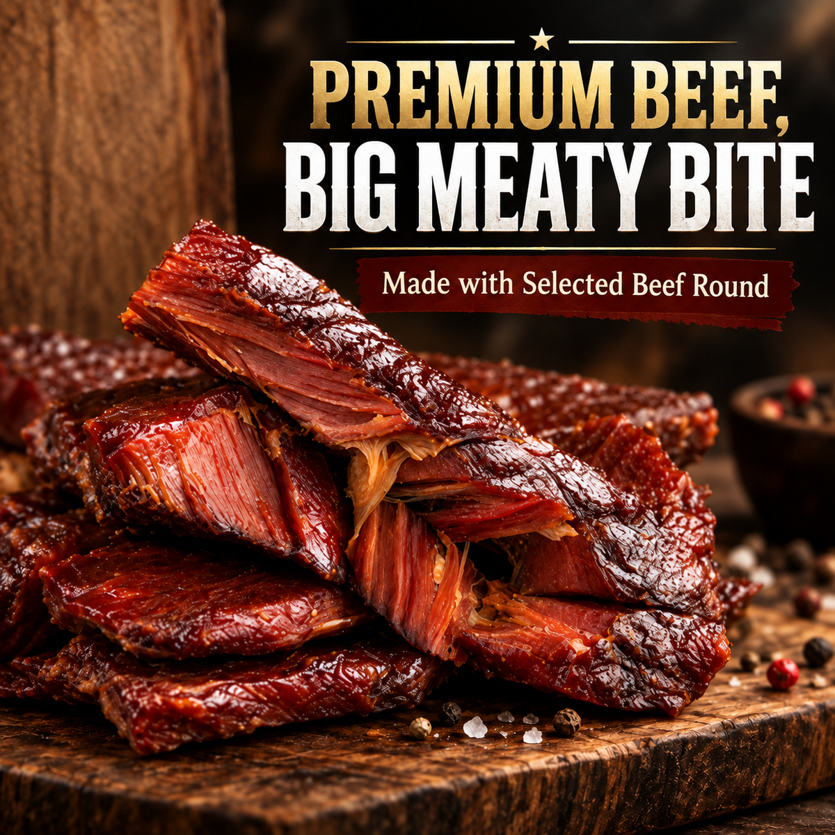 Satisfy Your Snack Cravings, Zero Sugar! 100% Pure Australian Angus Beef—Indulge Without the Guilt-Finn