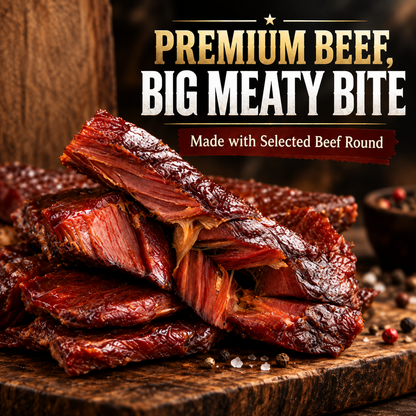 Satisfy Your Snack Cravings, Zero Sugar! 100% Pure Australian Angus Beef—Indulge Without the Guilt-Finn