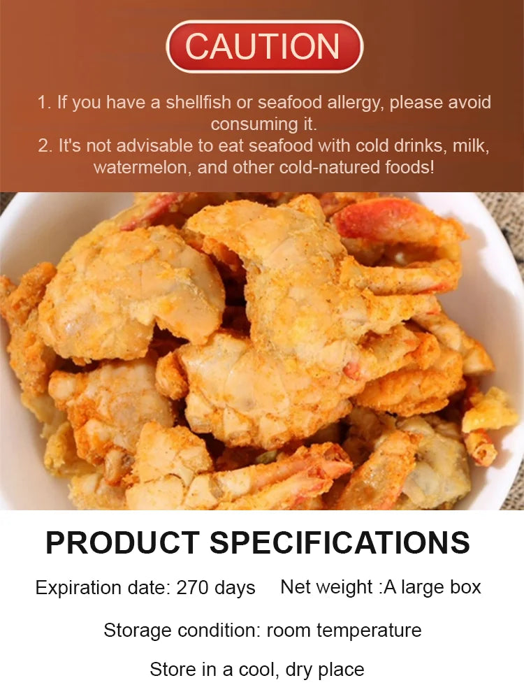 Alaskan Snow Crab Ready-to-EatCrispy Crab-Joan
