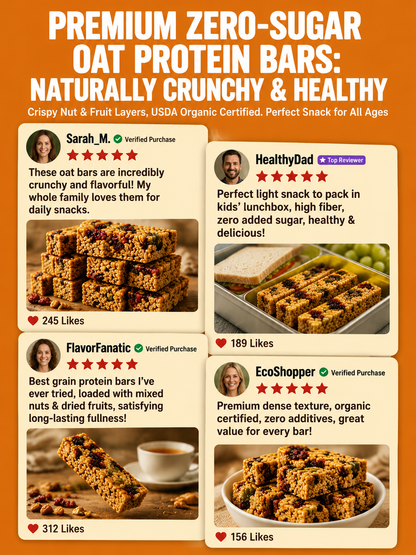 🥚Oat Protein Granola Bars Low Calorie Snack-Joan