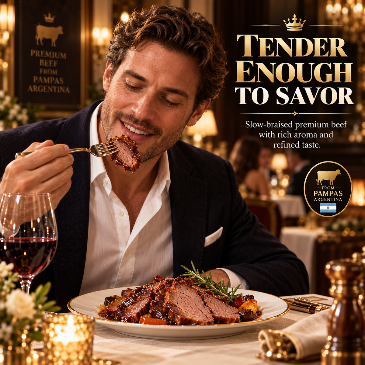 Pampas Royal Beef™ – 🥩100% Premium Grass-Fed Beef from the Wild Pampas Plains-Joan