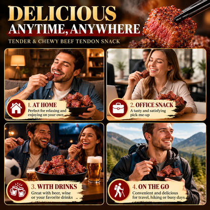 🥩100% Premium Slow-Smoked Angus Sirloin Bites I High Protein . Real Beef-Joan