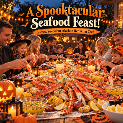 🦀Ocean's Finest — 🦀Alaskan Red King Crab Legs: 🦀Pure Luxury in Every Bite-Family
