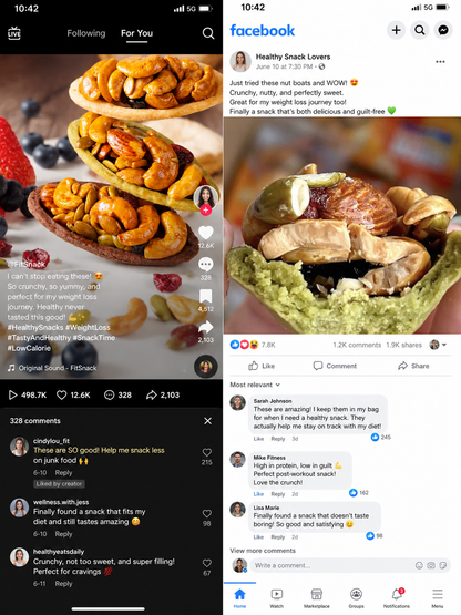 🍪Premium Crispy Almond Cashew Cookies – Roasted Nut Snack with Cocoa, Matcha & Original Flavors-Joan