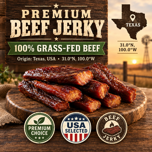 Satisfy Your Snack Cravings, Zero Sugar! 100% Pure Australian Angus Beef—Indulge Without the Guilt-Finn